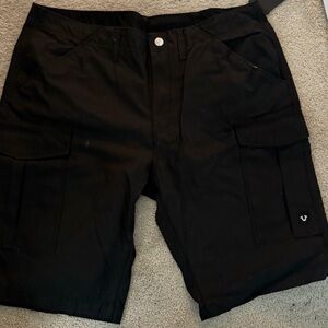 Men's Black Cargo Shorts